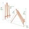 16 inch Tabletop Display Artist Easel Stand(1-Each), Accommodates Canvas Art up to 13" high, Tabletop Display Painting for Kids and Adults, Wood…